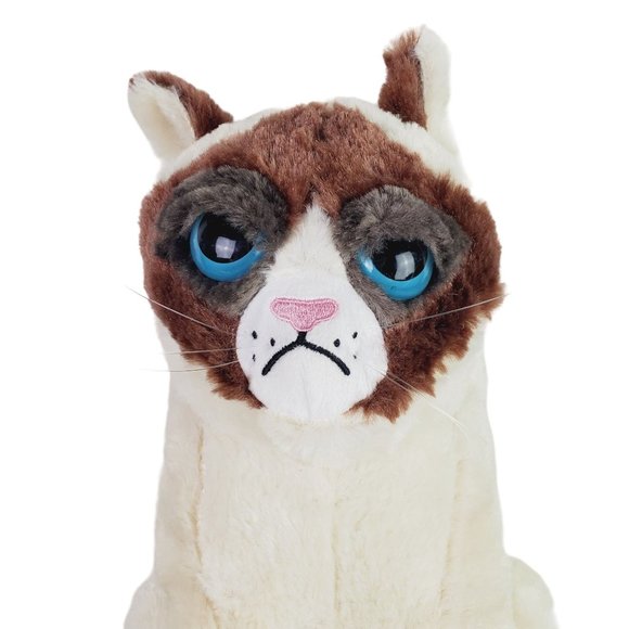 Original Grumpy Cat Meme by Ripple Junction Big Eye Stuffed Animal Plush - Picture 2 of 8